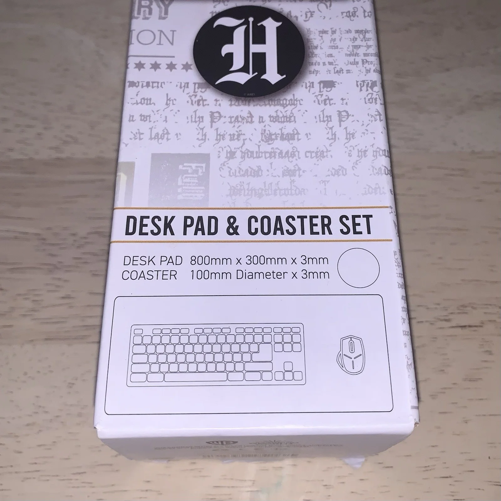 Harry Potter House Crests Jumbo Desk Pad Coaster Fanattik Mouse Mat, изображение 2