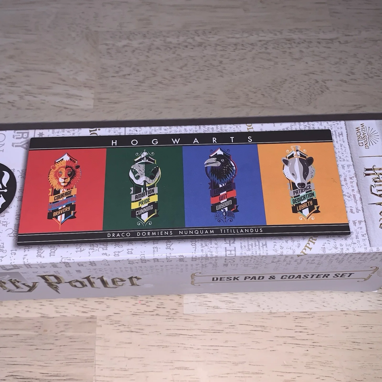 Harry Potter House Crests Jumbo Desk Pad Coaster Fanattik Mouse Mat, изображение 3