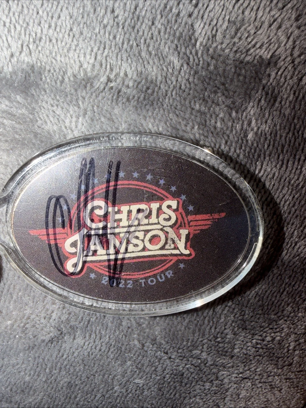 Chris Janson Autographed Key Fob, image 2