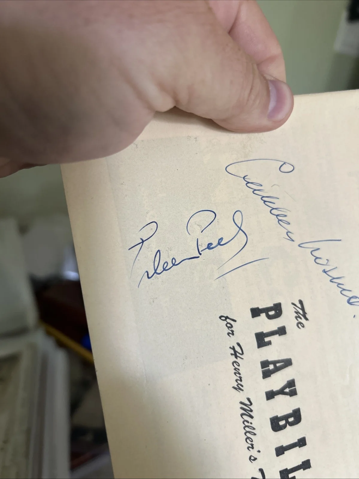 SIGNED 1950 THE COCKTAIL PARTY PLAYBILL Eileen Peel and Cathleen Nesbitt T152, image 3
