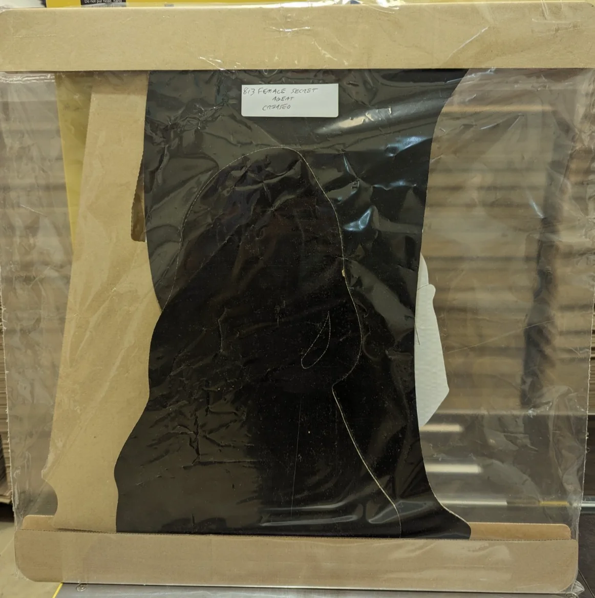 Secret Agent Female Silhouette Cardboard Cutout / Standee 172cm *Damaged*, image 2