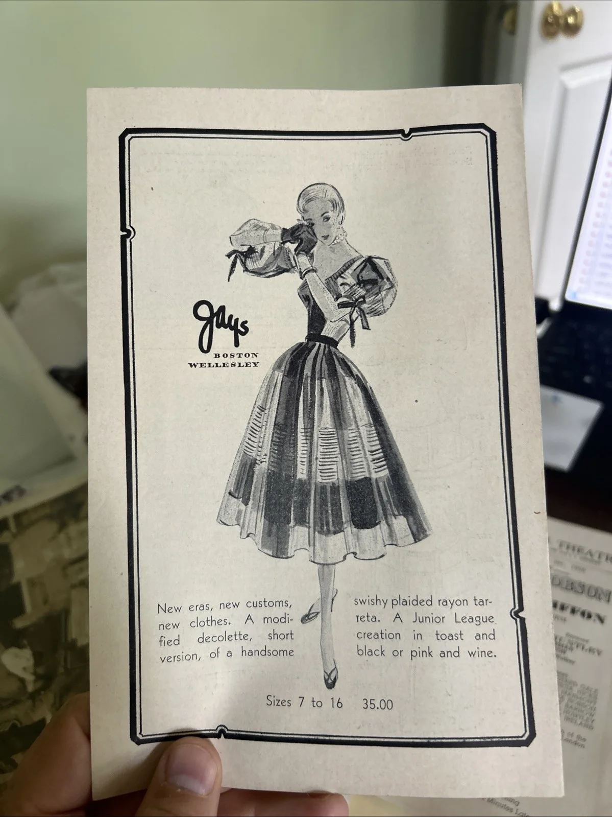 Signed Richard Gale (Actor) BLACK CHIFFON Playbill 1950 Plymouth Theatre T151, изображение 5