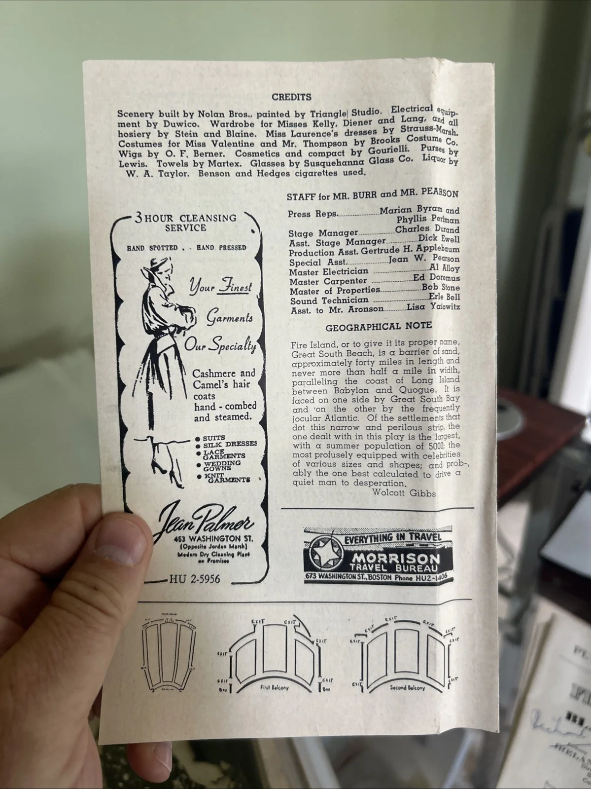Joan Diener, Grace Valentine — Signed Season in the Sun Playbill 1950 Joan Diener & Grace Valentine T146, изображение 4