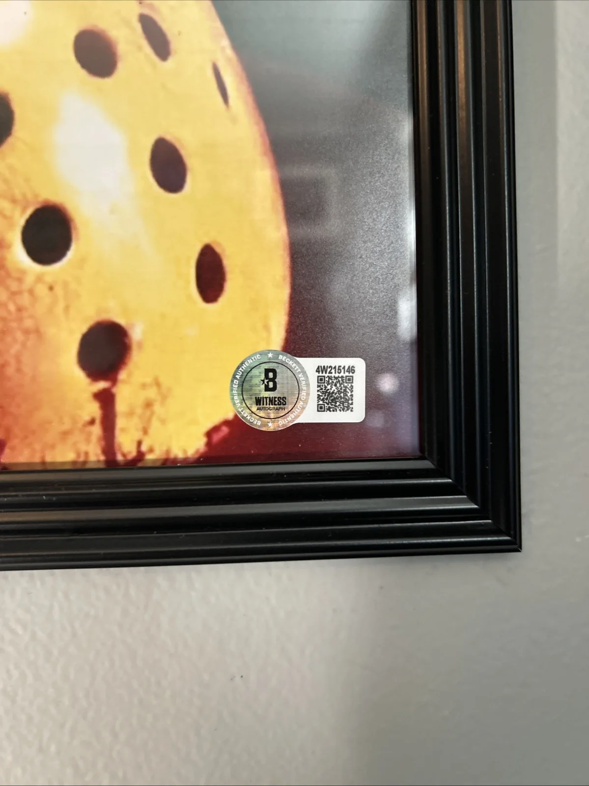 Ari Lehman — Framed Ari Lehman (Original Jason) Autographed 8x10 Beckett Authenticated, изображение 2