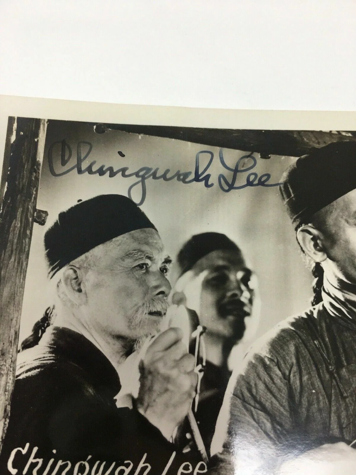 Chingwah Lee — Chingwah Lee "Good Earth" Autographed Front & Back Real Photo Postcard RPPC, изображение 2