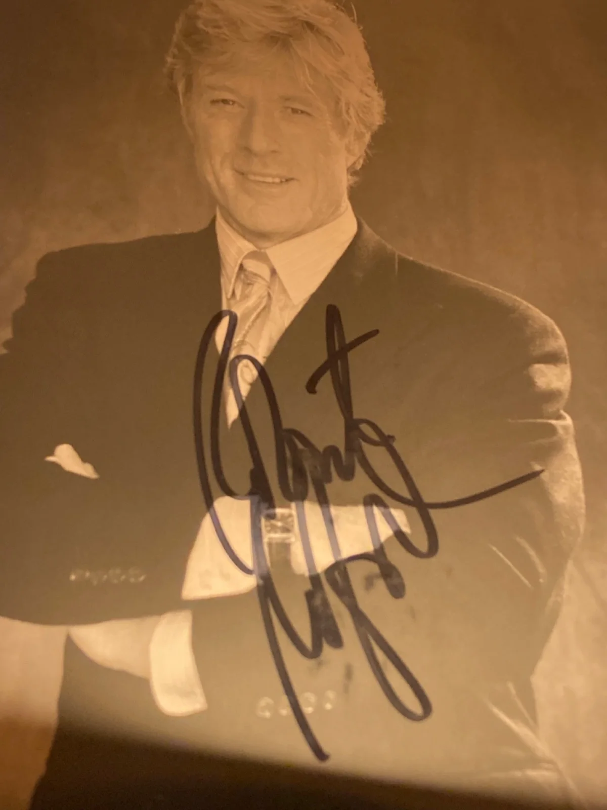 Hand SIGNED Robert Redford 8x10 Vintage Photo - Butch Cassidy, Great Gatsby, etc, image 4