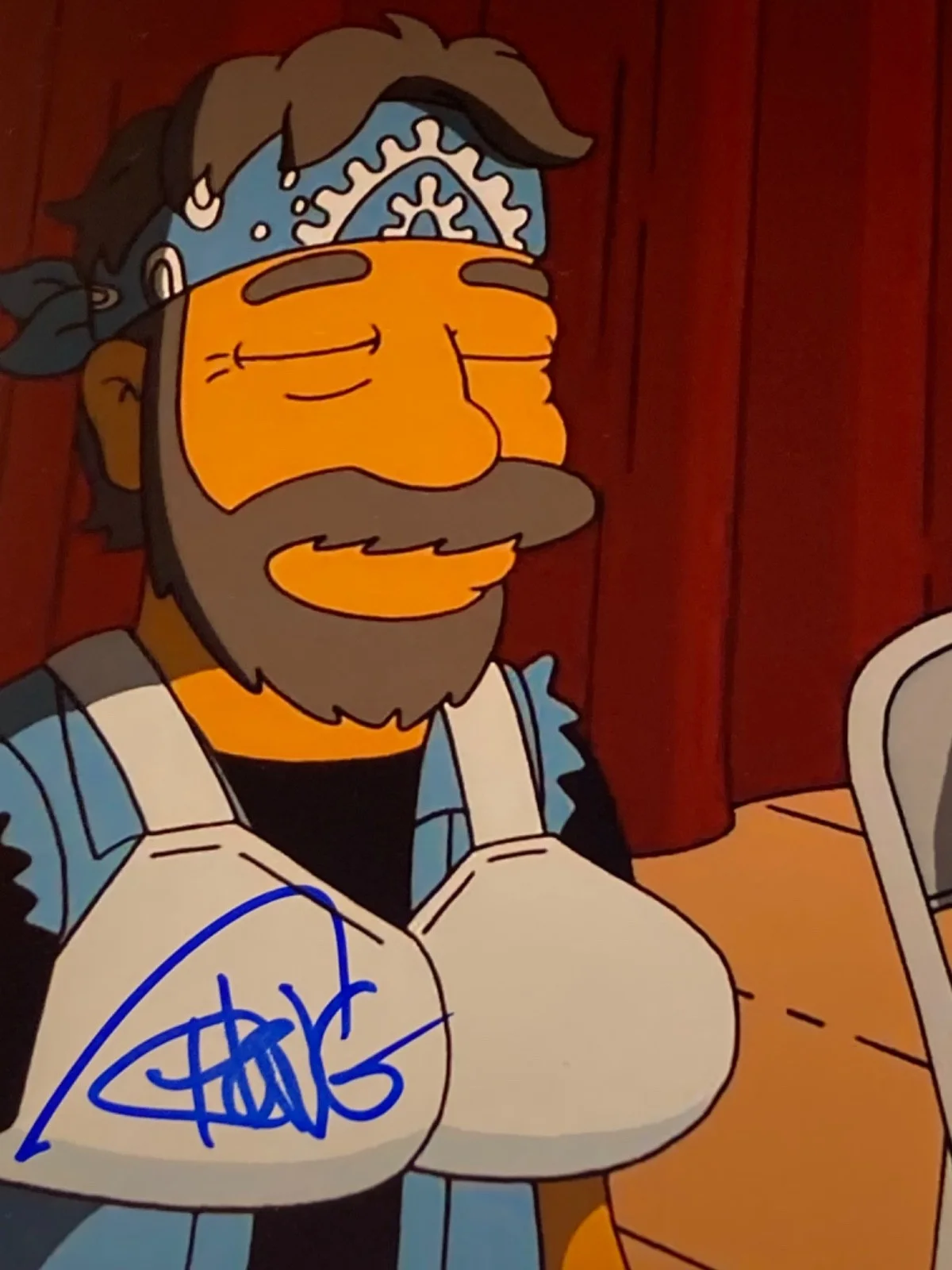2x SIGNED Cheech & Chong 10x8 Photo (w/ JSA) The Simpsons, image 4