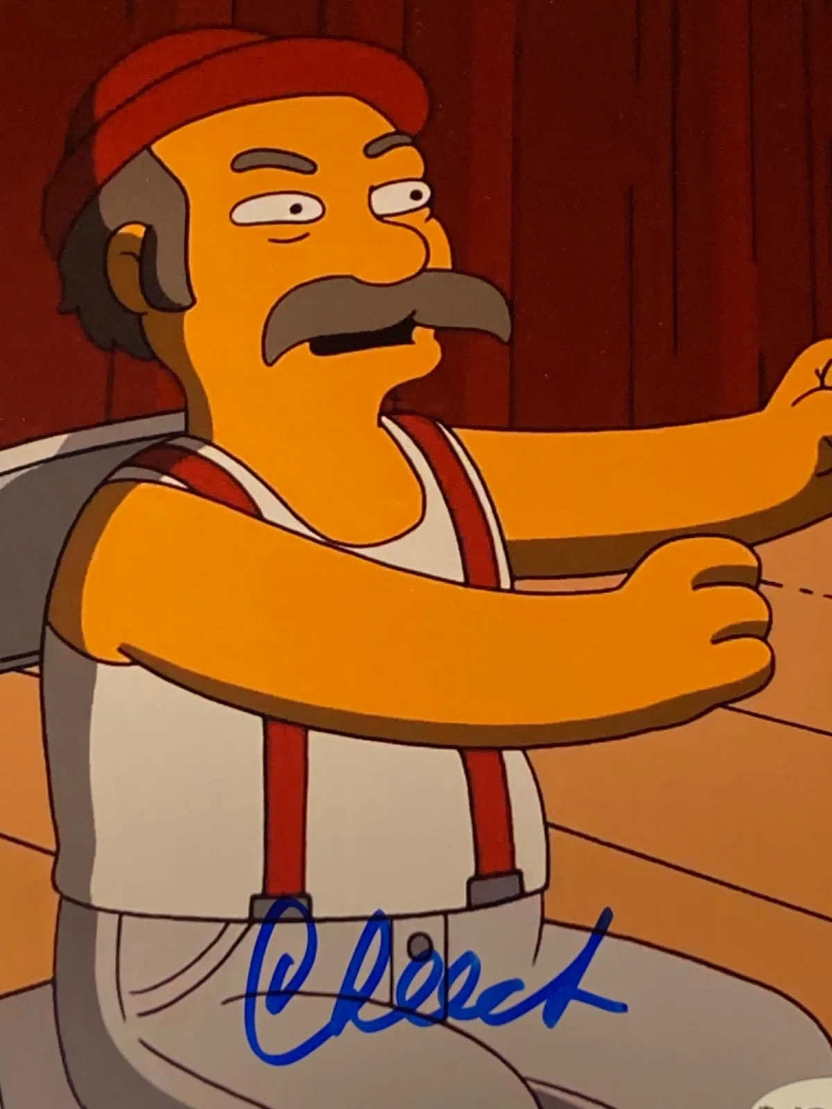2x SIGNED Cheech & Chong 10x8 Photo (w/ JSA) The Simpsons, image 5