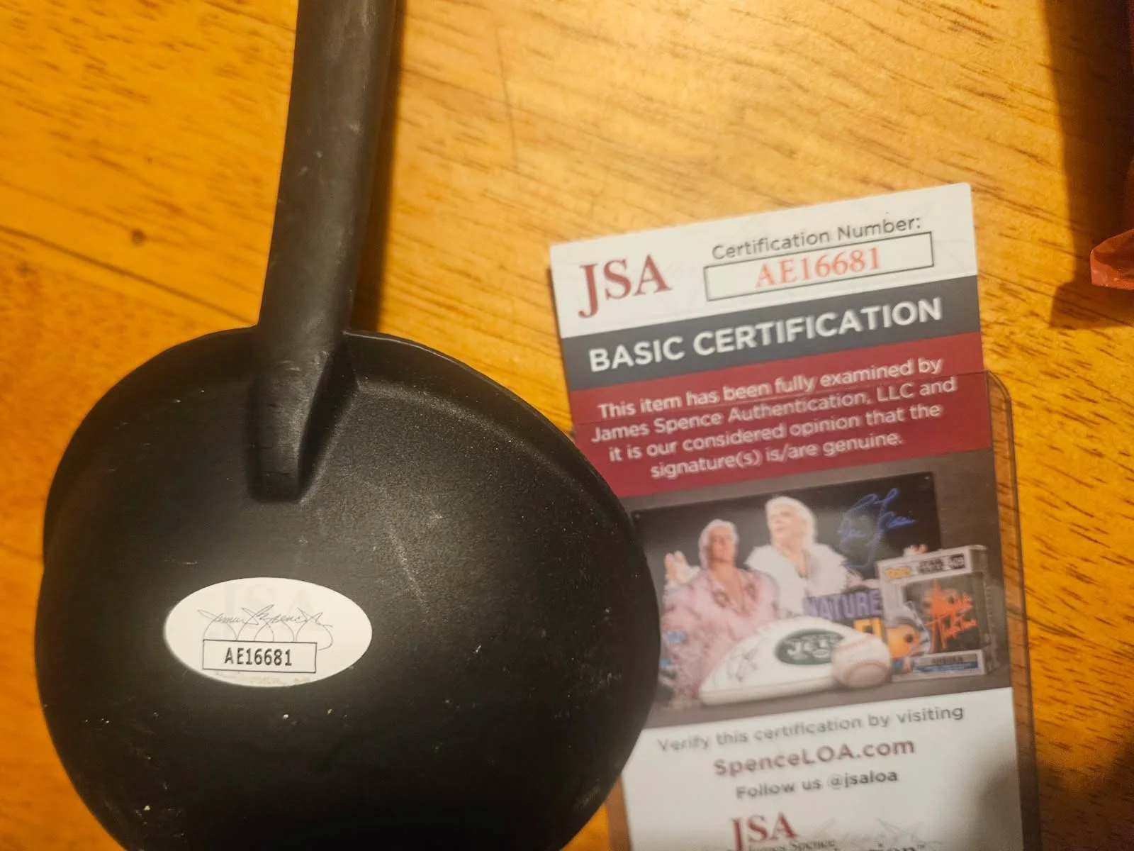 Soup Nazi — Seinfeld Soup Nazi autographed soup ladle No Soup for you added JSA Certified, изображение 3