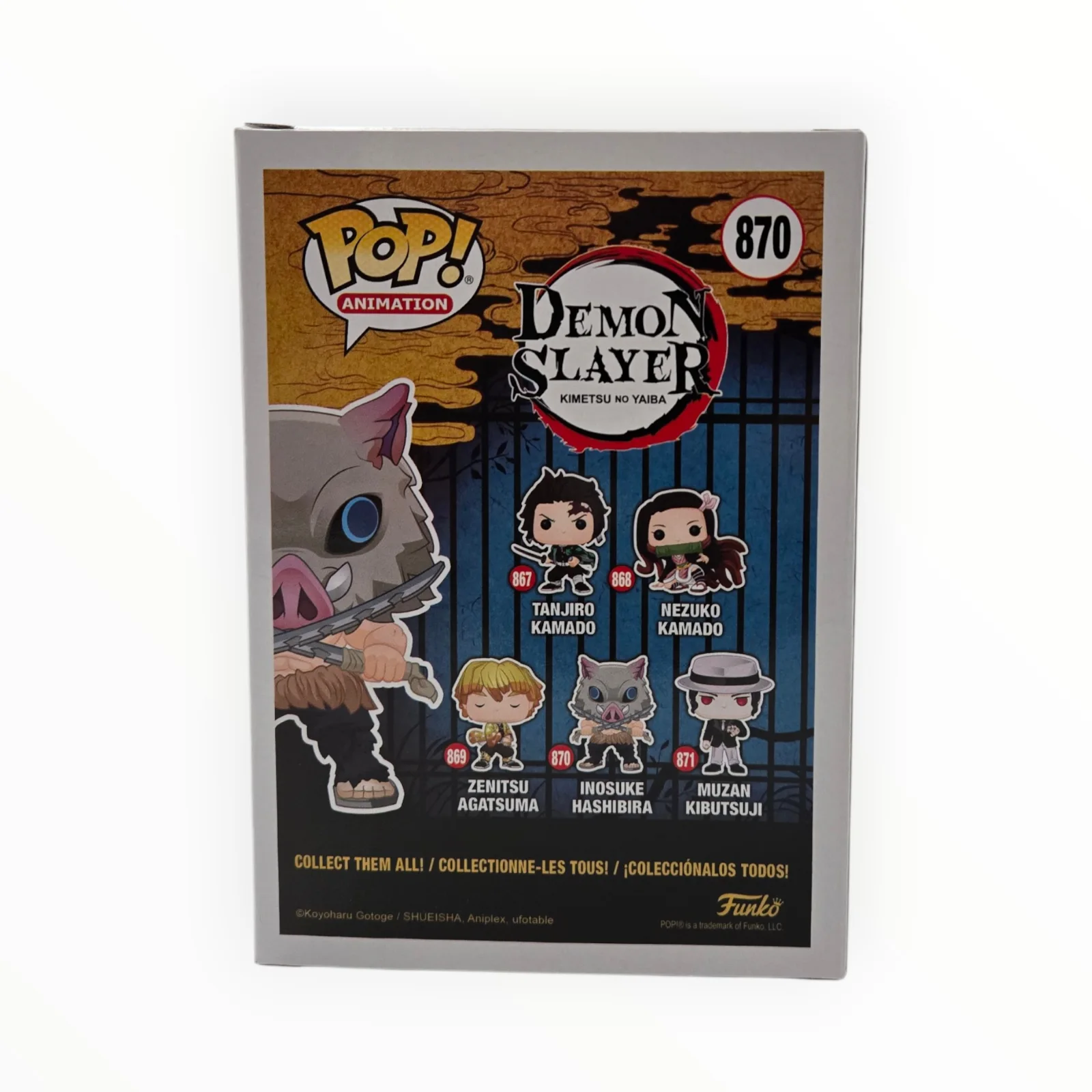 Bryce Papenbrook — Inosuke Signed Funko Demon Slayer Bryce Papenbrook Autograph #870 JSA COA 7, изображение 3