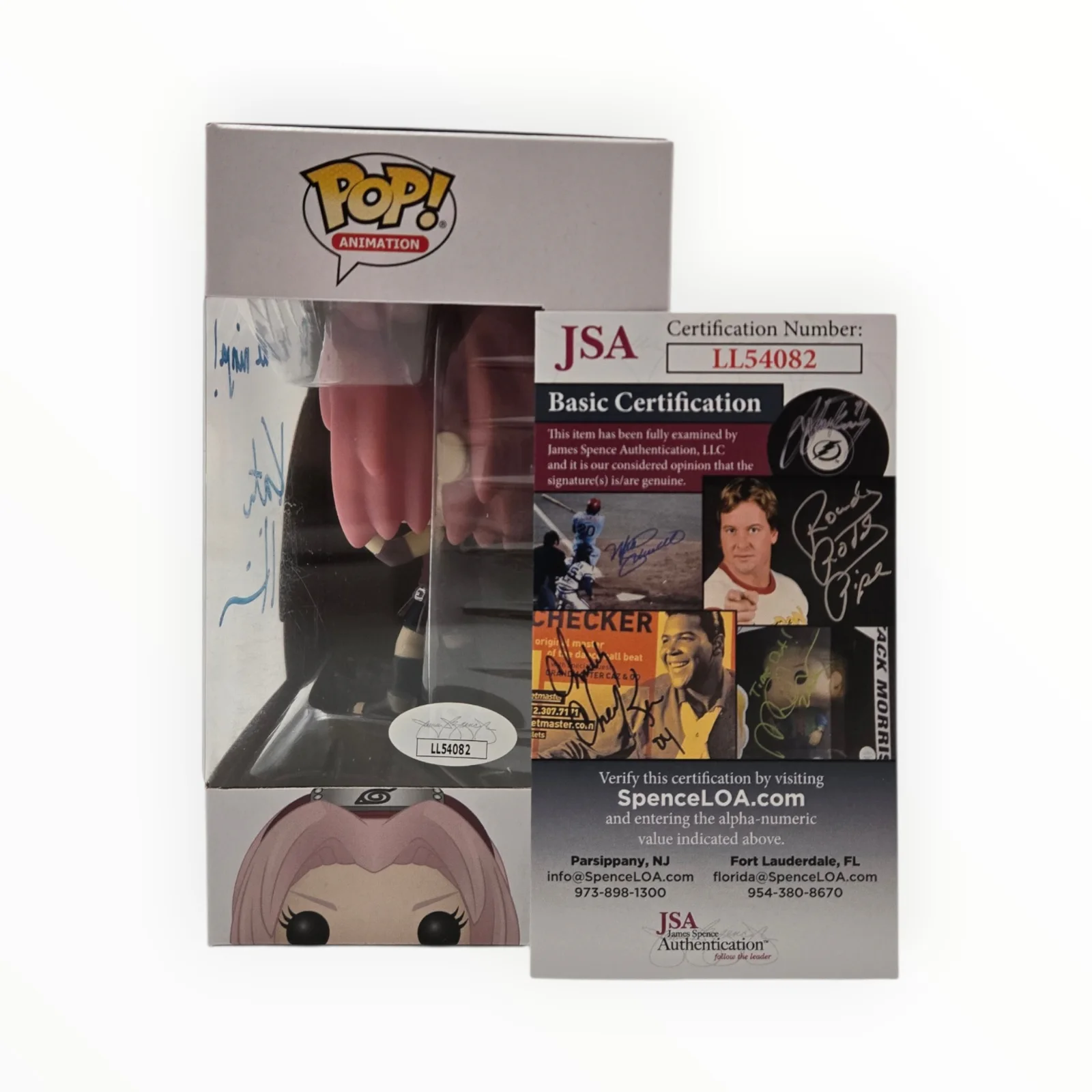 Kate Higgins — Kate Higgins Signed Funko Pop Sakura Naruto Autograph Anime Boruto JSA COA 082, изображение 2