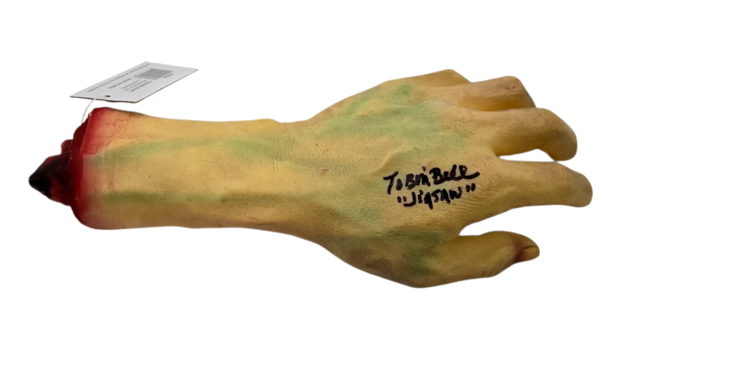 Tobin Bell — Tobin Bell Signed SAW Jigsaw Hand Prop Autograph Horror Beckett COA 269