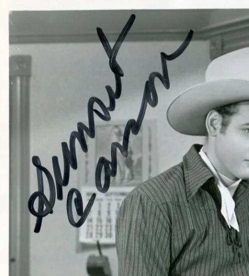 Sunset Carson — SUNSET CARSON - signed 8x10 B&W movie photo in black sharpie - Authentic!, image 2