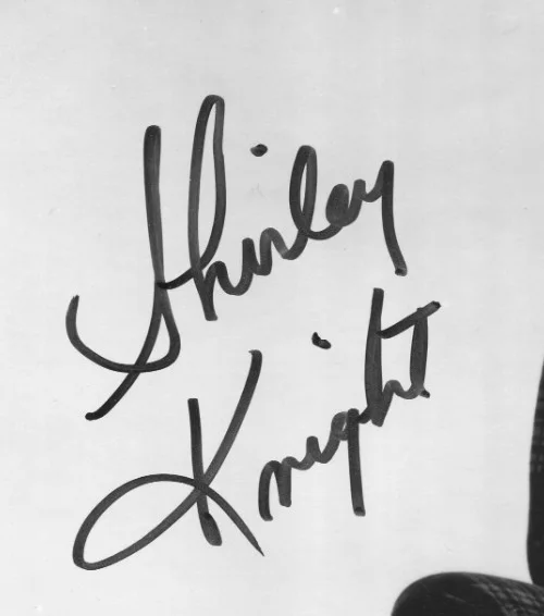 Shirley Knight — SHIRLEY KNIGHT - signed 8x10 B&W publicity photo in black sharpie - Authentic!, image 2