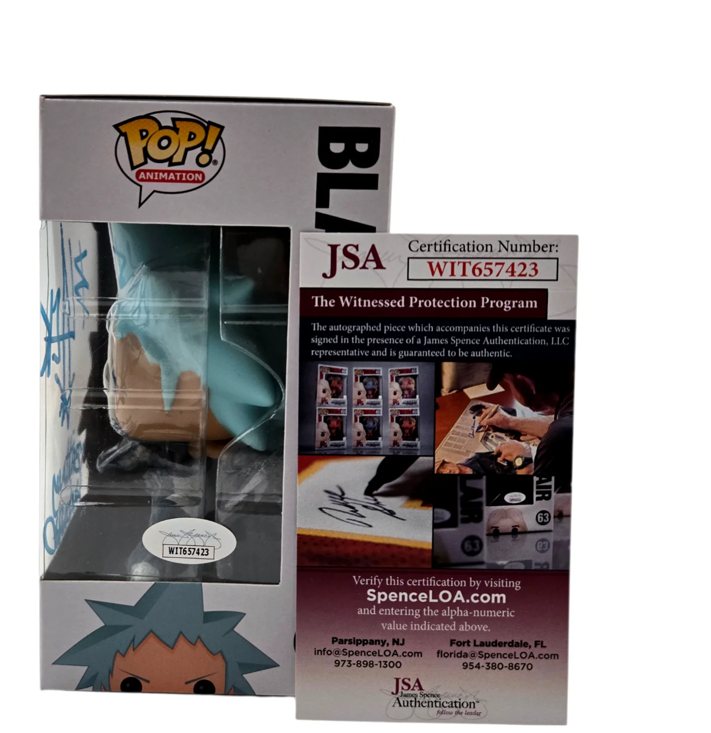 Brittney Karbowski — Brittney Karbowski Signed Funko Pop Soul Eater Black Star Autograph JSA COA 423, изображение 2