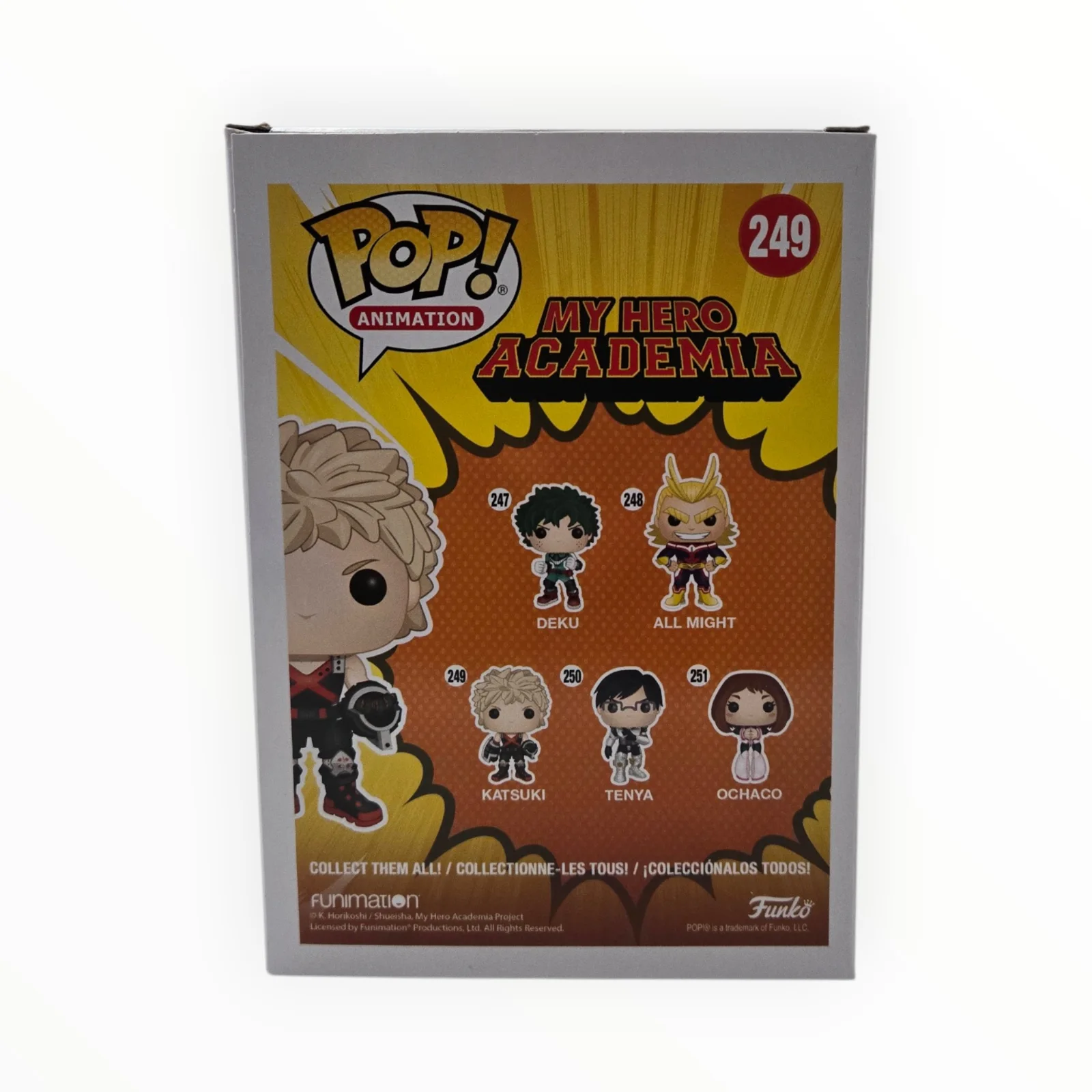CLIFFORD CHAPIN — Clifford Chapin Signed Funko Katsuki My Hero Academia Pop Autograph JSA COA 420, изображение 3