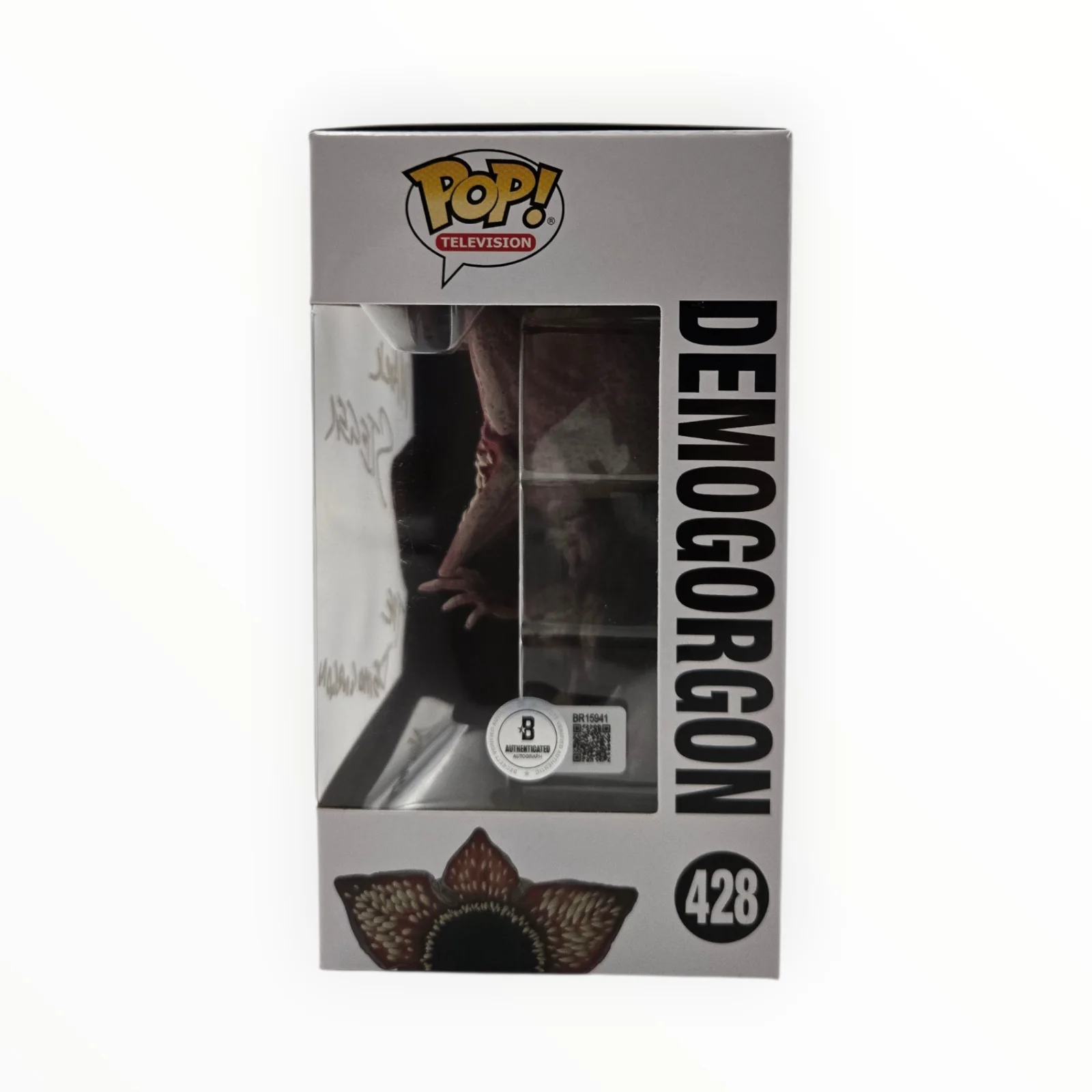 Mark Steger — Stranger Things Signed Funko Demogorgon Pop Autograph Mark Steger Beckett COA 41, изображение 2