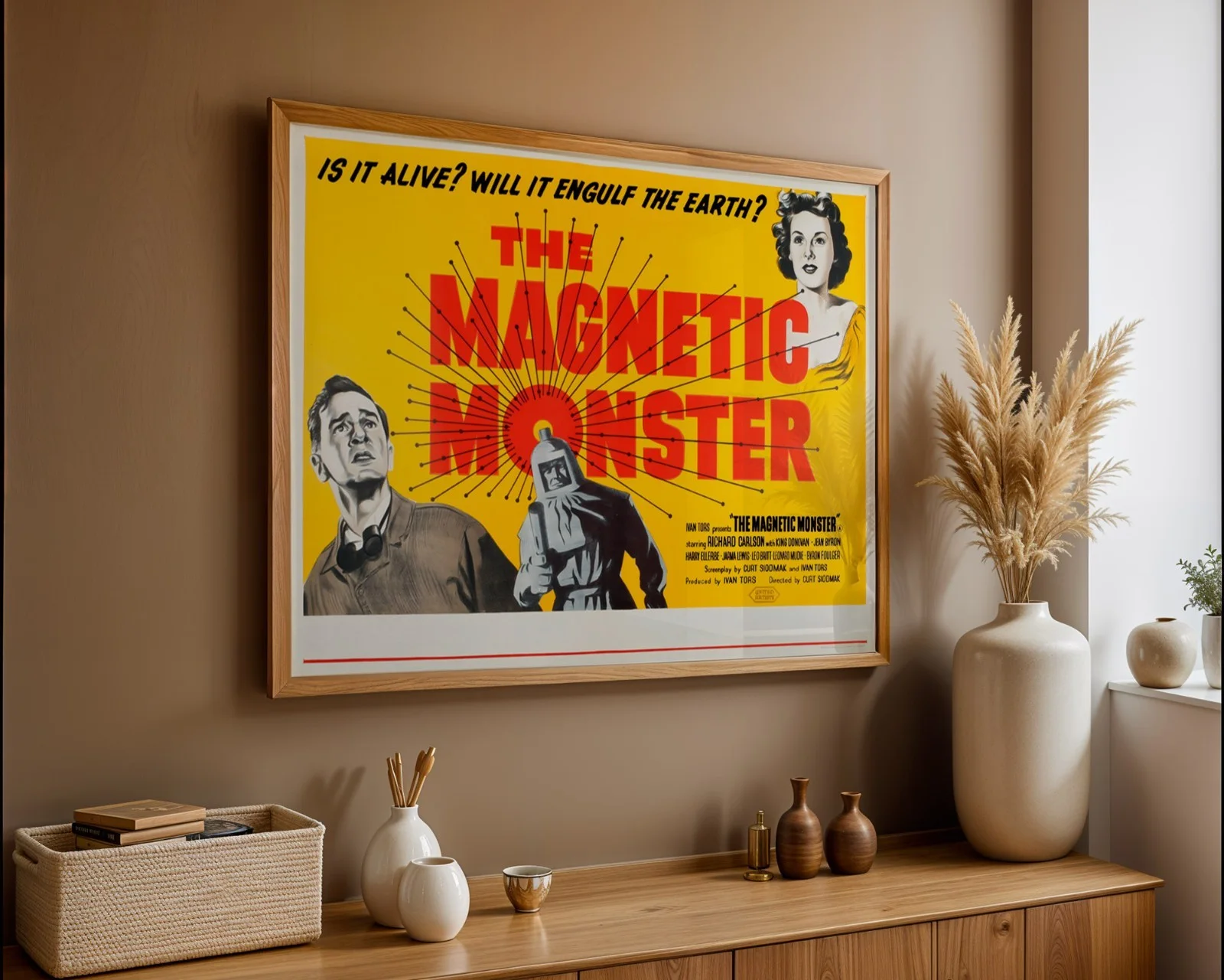 The Magnetic Monster - 1953 Sci-Fi / Fantasy Restored 30" x 40" UK Quad Poster, изображение 3