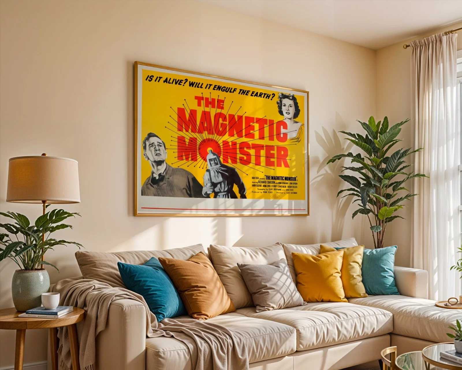 The Magnetic Monster - 1953 Sci-Fi / Fantasy Restored 30" x 40" UK Quad Poster, изображение 5