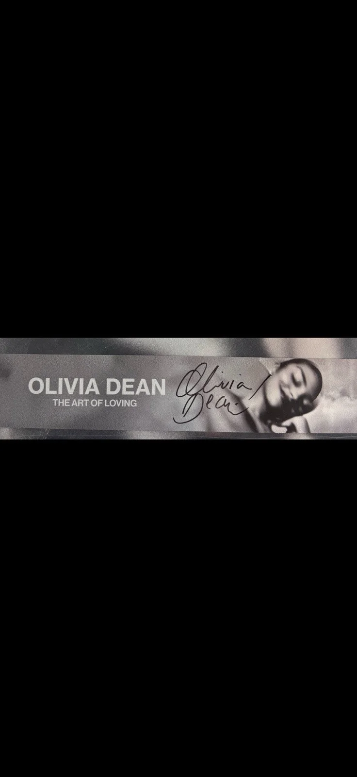 Olivia Dean “The Art of Loving” Signed Autographed Lilac Vinyl Numbered /300, изображение 2
