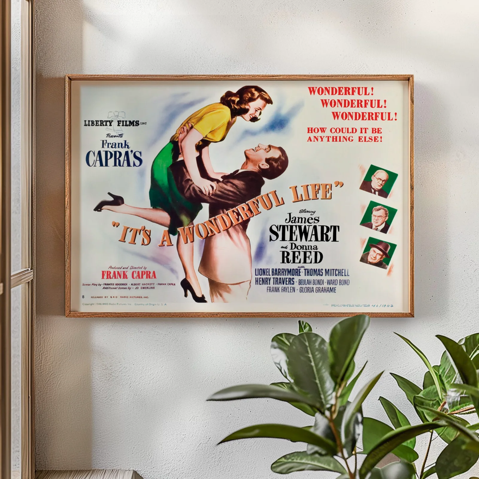 It's a Wonderful Life - 1946 Family / Fantasy Restored 30" x 40" UK Quad Poster, изображение 2