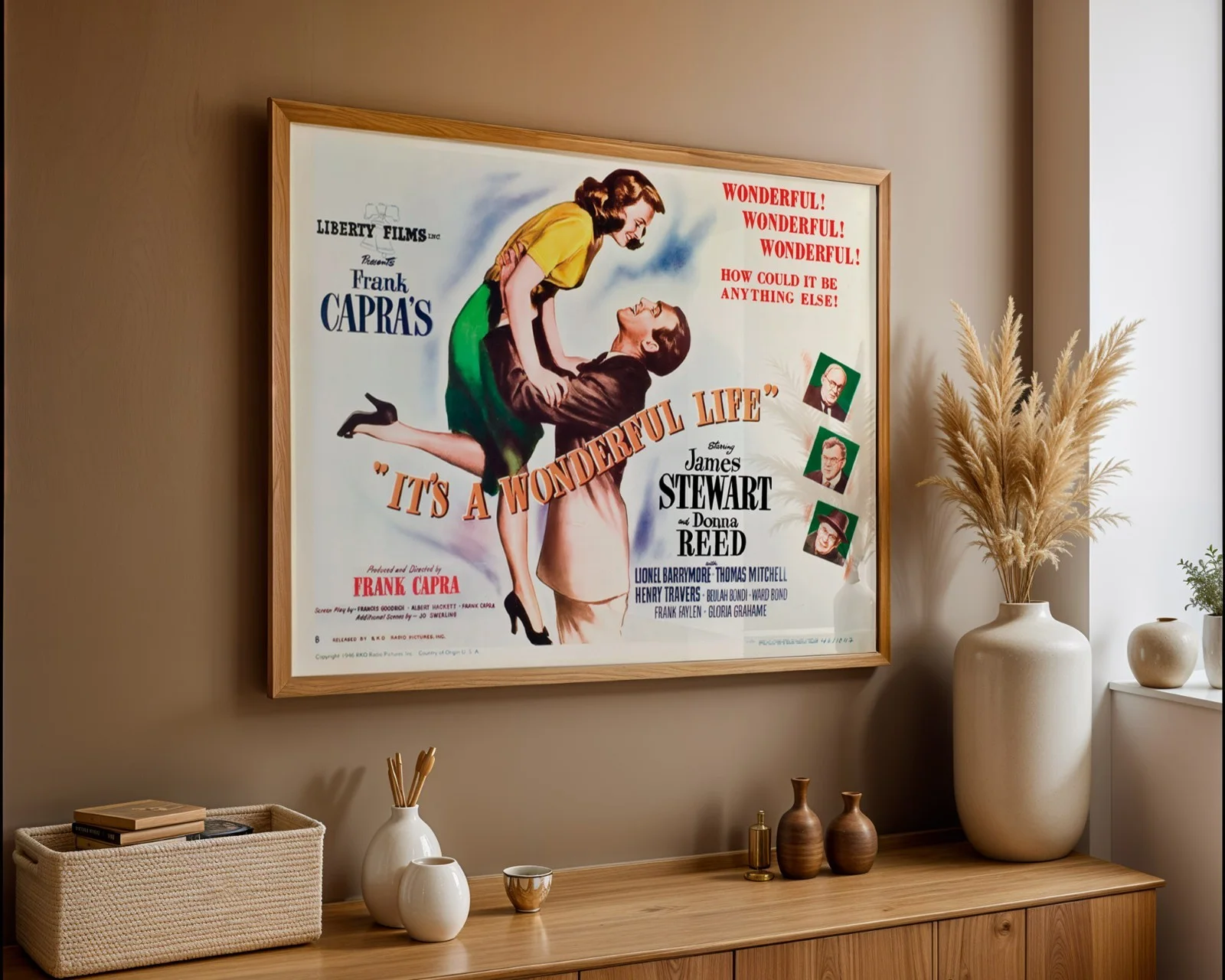 It's a Wonderful Life - 1946 Family / Fantasy Restored 30" x 40" UK Quad Poster, изображение 3