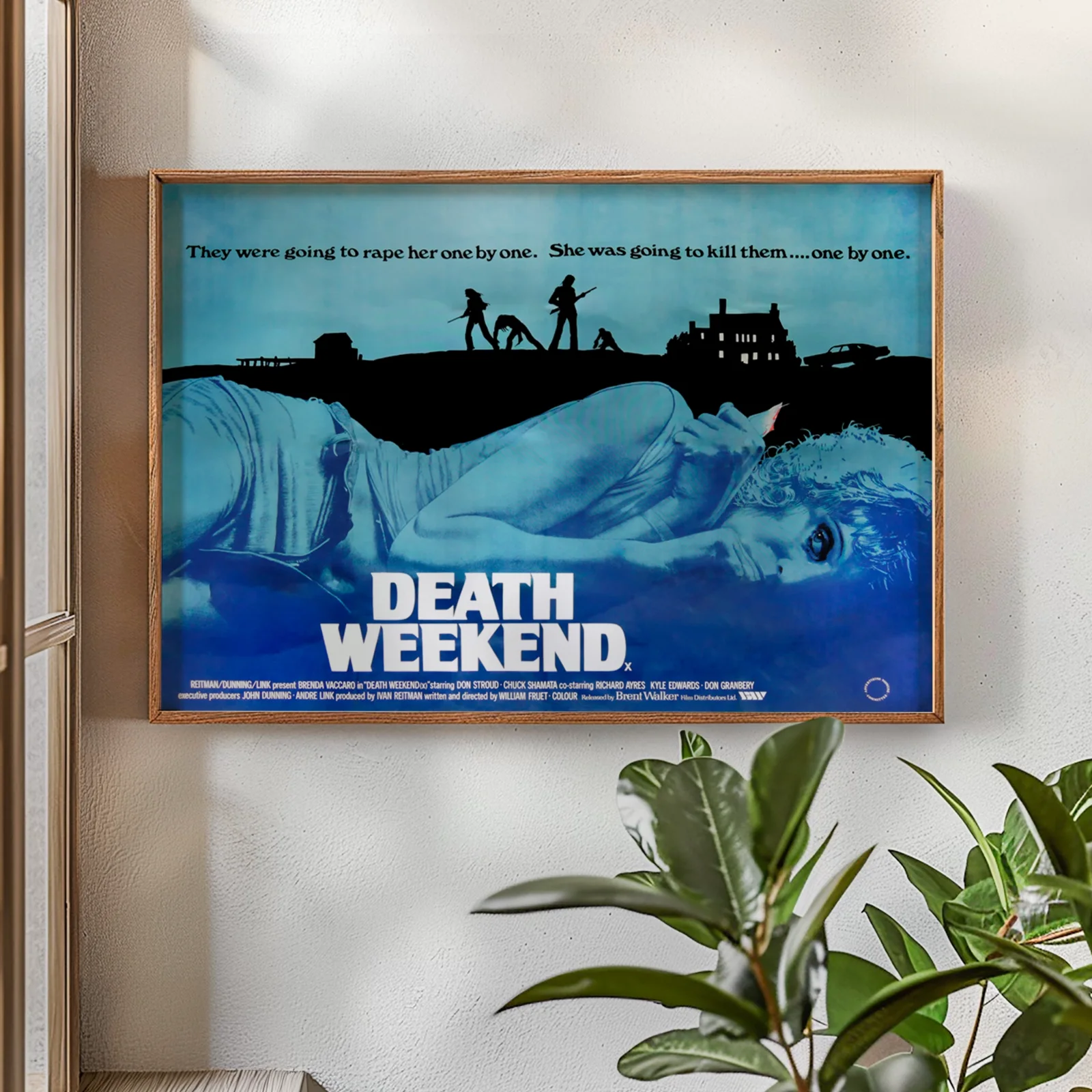 Death Weekend - 1976 Horror / Revenge Film Restored 30" x 40" UK Quad Poster, изображение 2