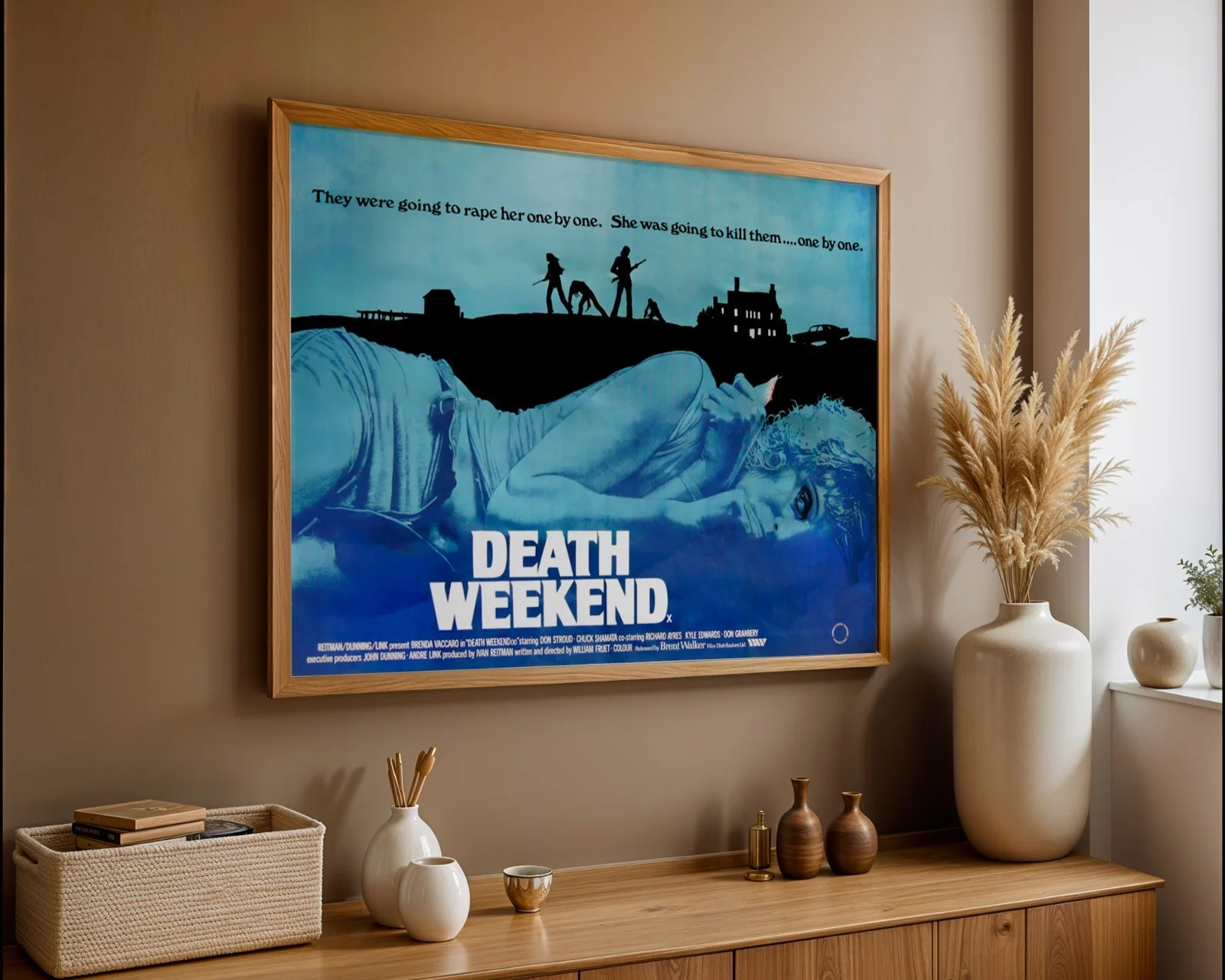 Death Weekend - 1976 Horror / Revenge Film Restored 30" x 40" UK Quad Poster, изображение 3