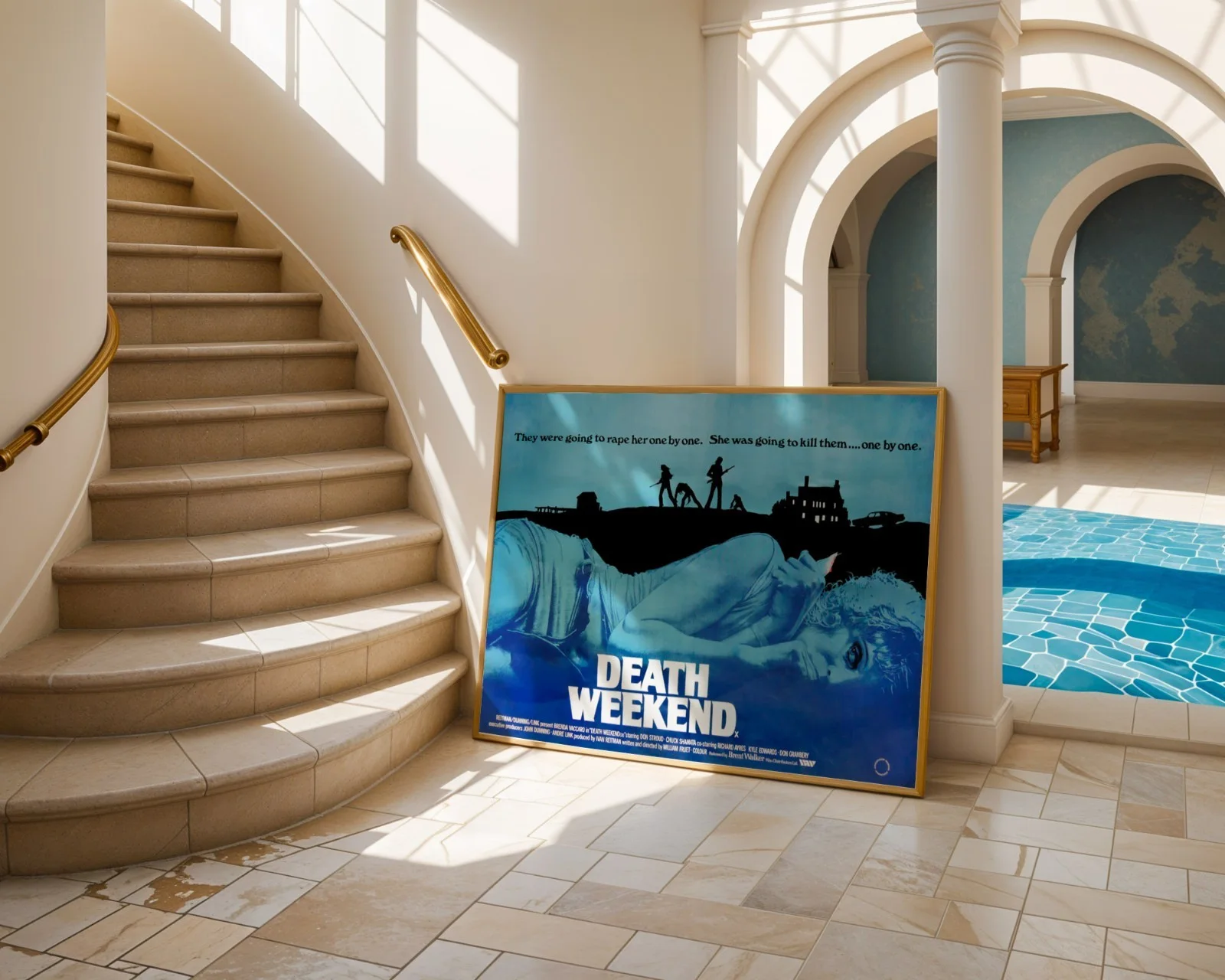 Death Weekend - 1976 Horror / Revenge Film Restored 30" x 40" UK Quad Poster, изображение 4