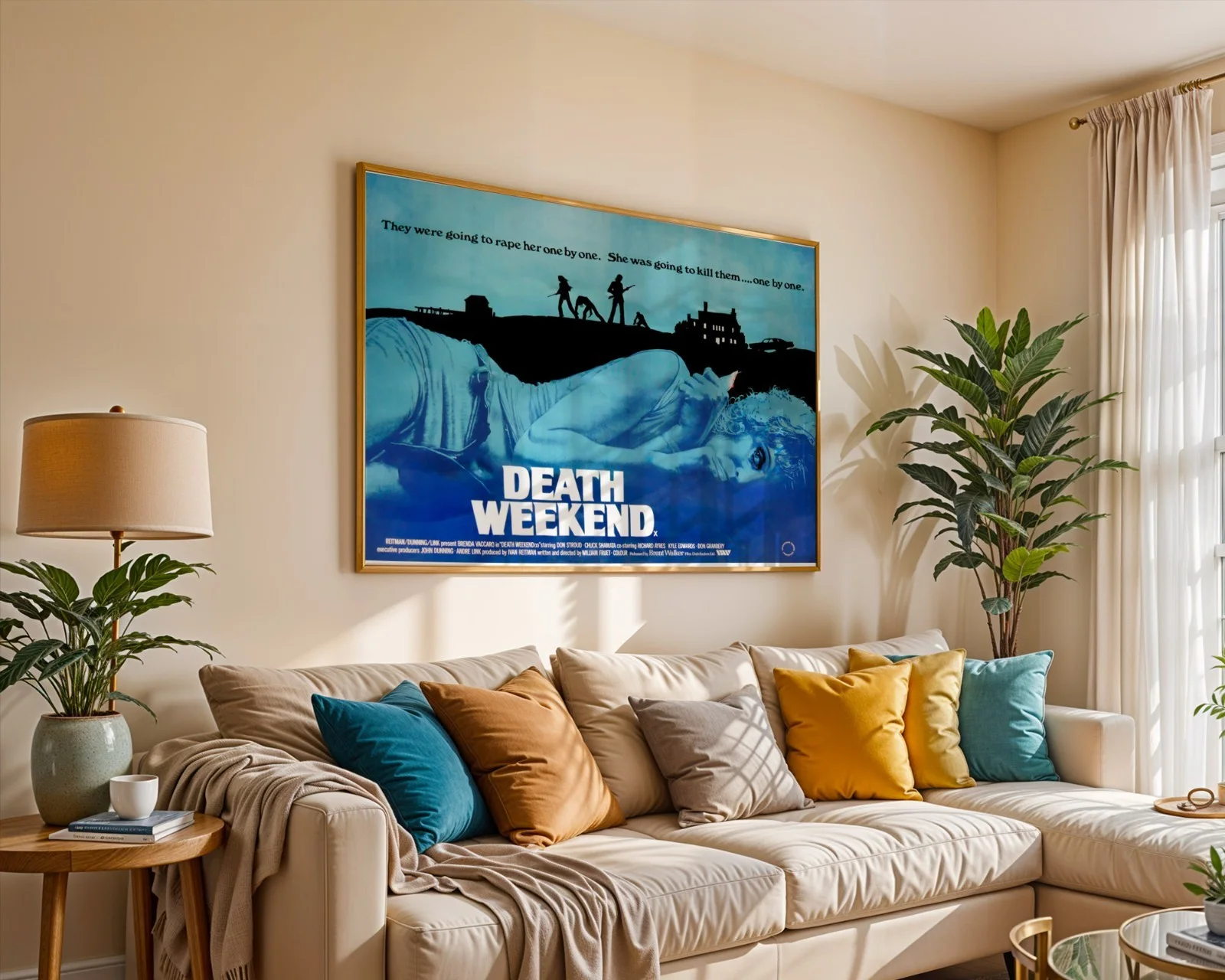 Death Weekend - 1976 Horror / Revenge Film Restored 30" x 40" UK Quad Poster, изображение 5