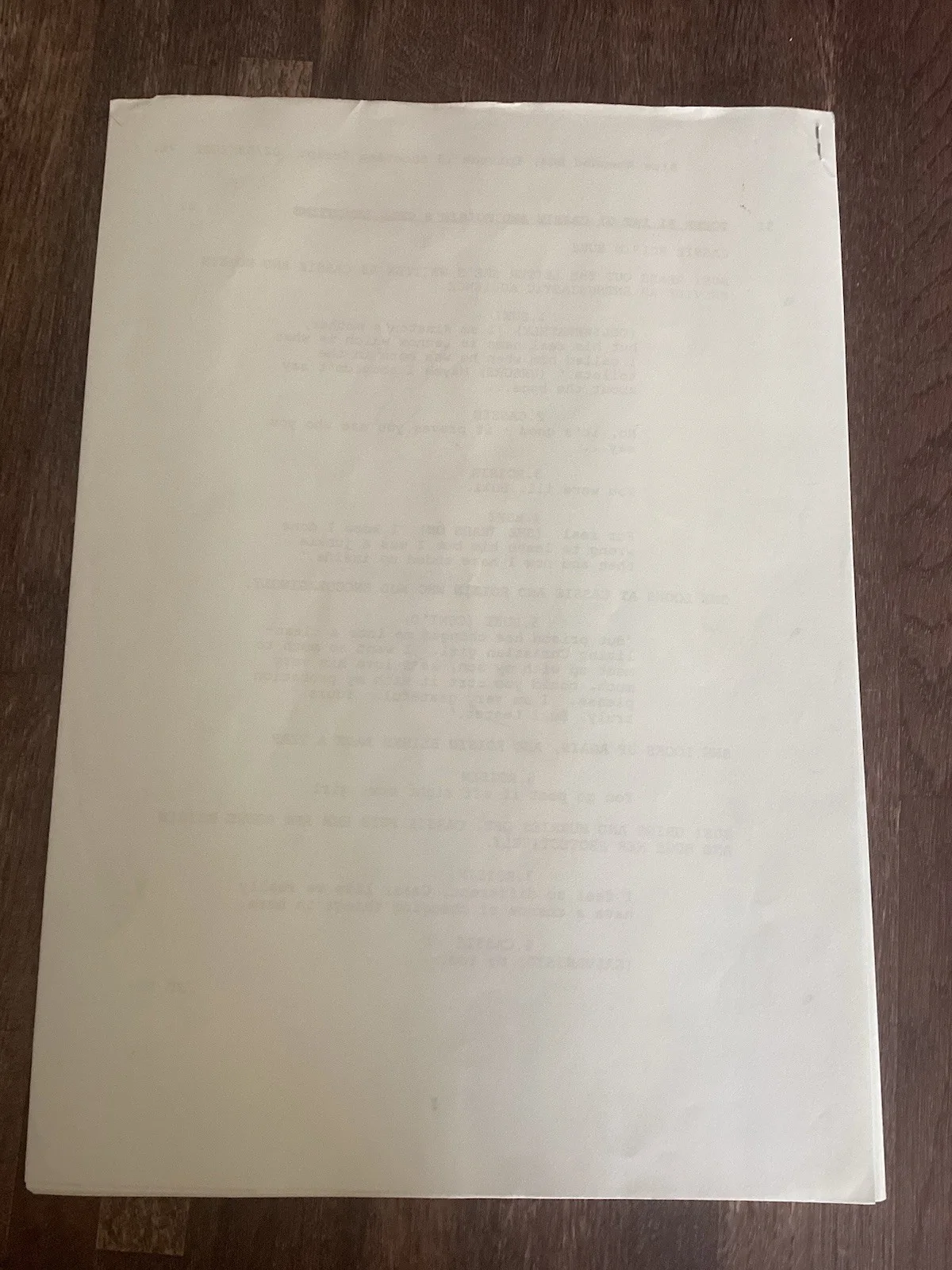 BAD GIRLS 27 February 2002 S4 E16 TV Script & Call Sheet, image 3