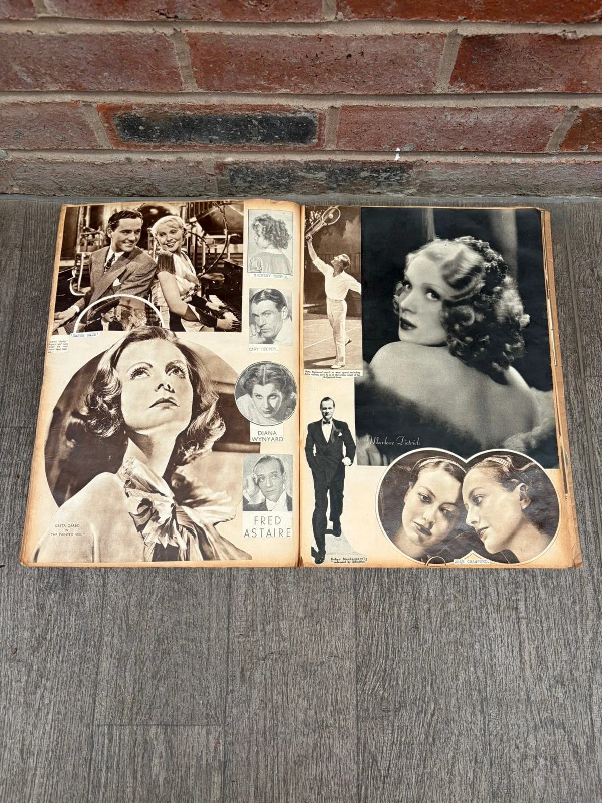 1934-1935 Film Star Scrapbook – Hepburn, Dietrich, Garbo etc Classic Hollywood, изображение 2