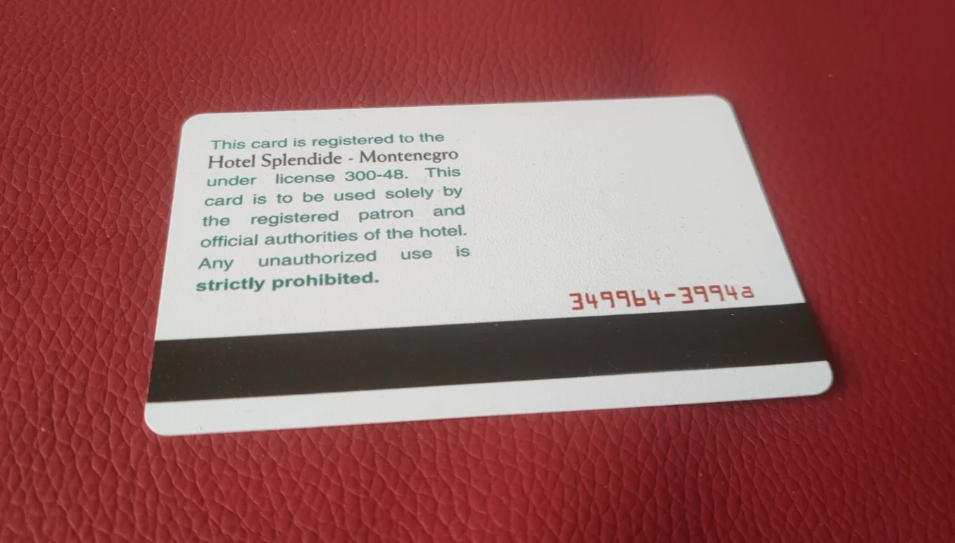 PROP - James Bond - Casino Royale Hotel Room Cards x2 Fan Inspired, image 2
