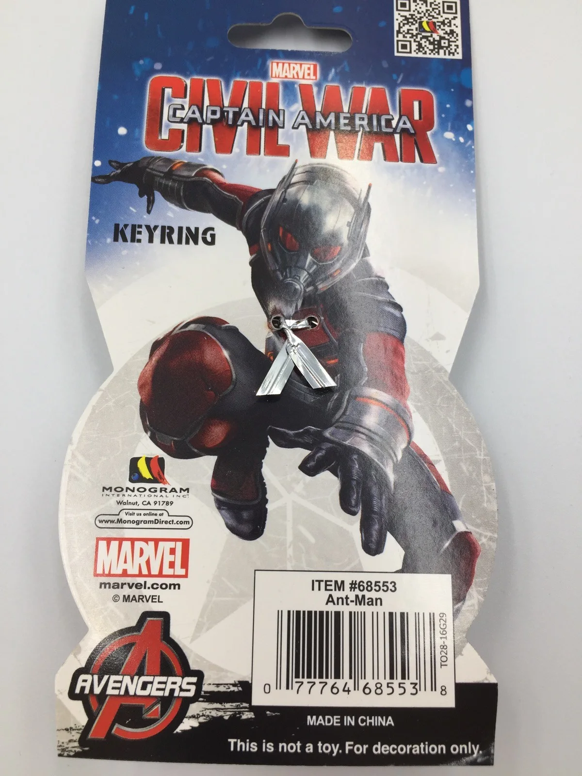 Ant-Man Keyring • Marvel Avengers • Keychain • Officially Licensed • New, image 3