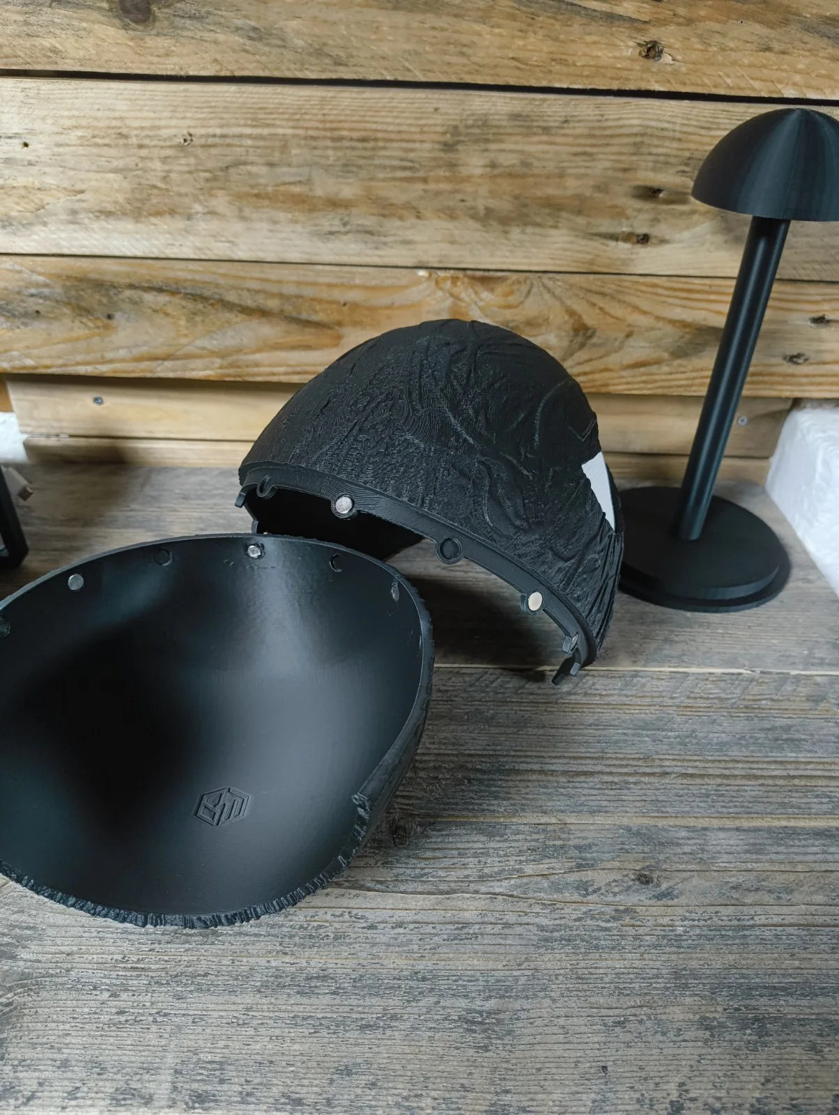Spiderman Symbiote Helmet 3D Printed Raw | Magnetic Mask Cosplay/Display, image 5