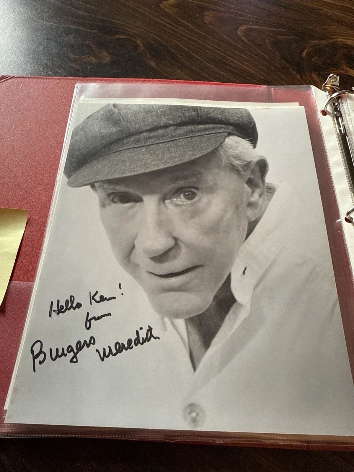 Burgess Meredith — Burgess Meredith Rocky Era SIGNED AUTOGRAPHED 8x10” Photo