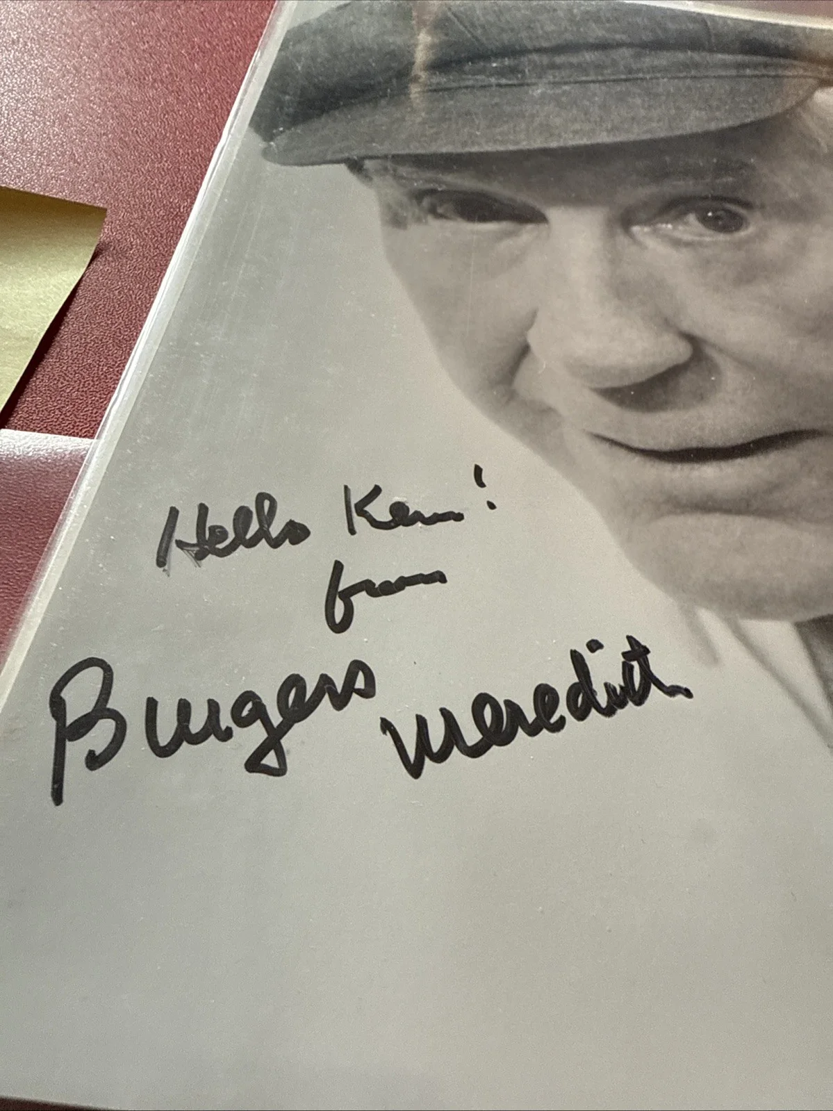 Burgess Meredith — Burgess Meredith Rocky Era SIGNED AUTOGRAPHED 8x10” Photo, изображение 2