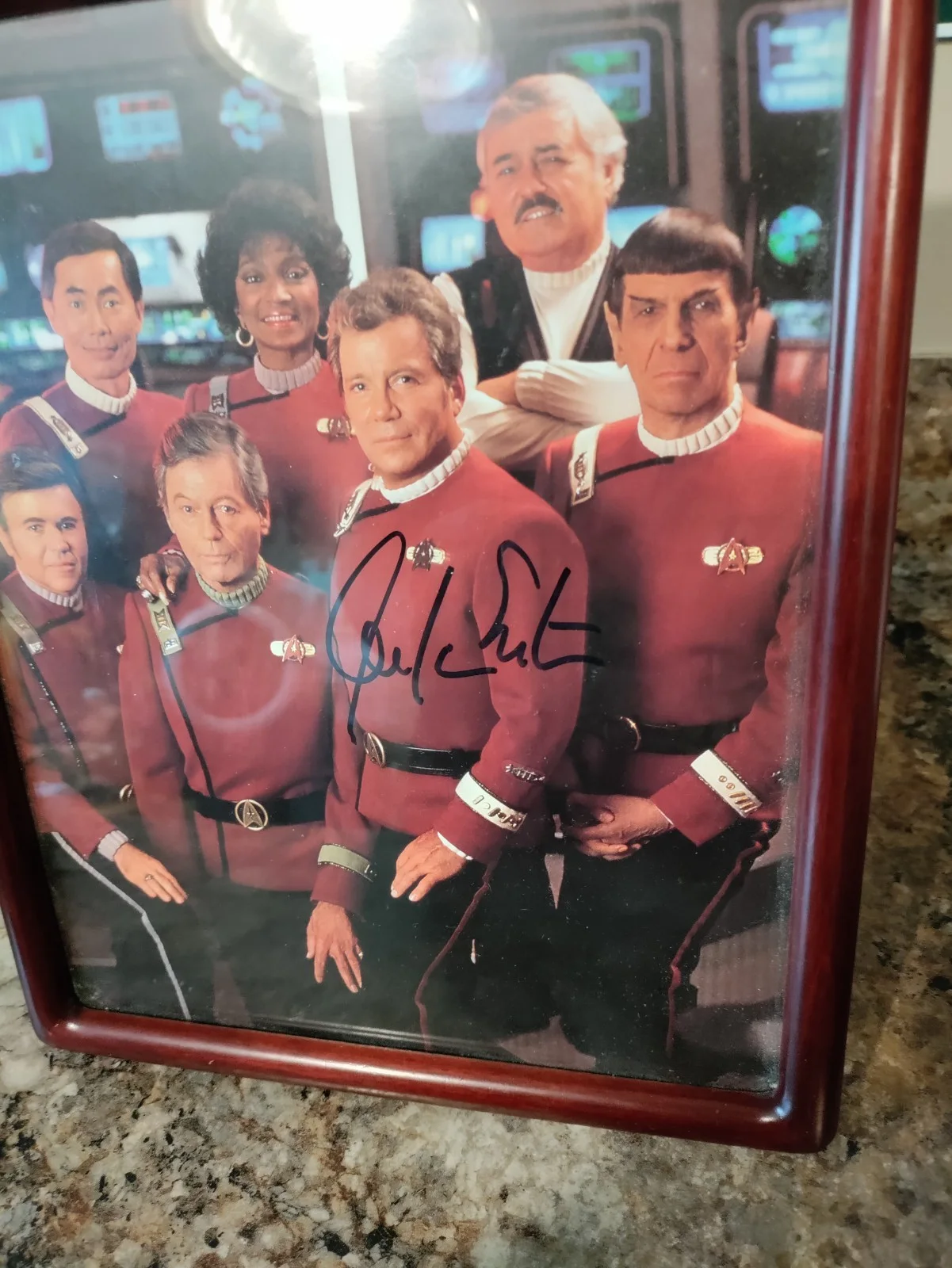 William Shatner — William Shatner signed Star Trek Whole Cast 1993 8x10 Autographed Picture No COA, image 5