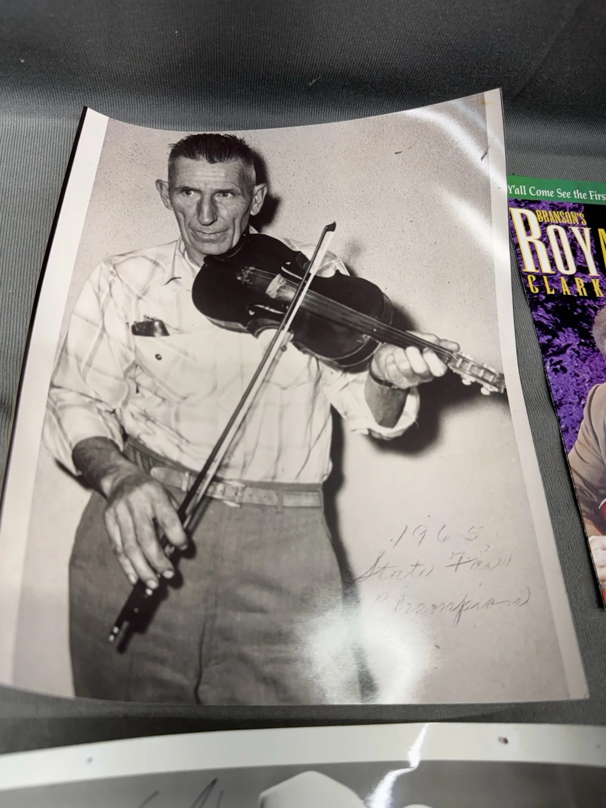 Bob Wills Day Turkey Texas Playboys Billy Walker Sam Hopper Autograph Photos LOT, image 4