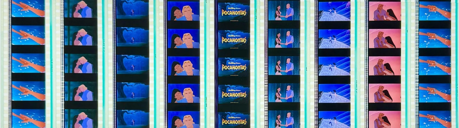 Disney's Pocahontas 1995 Very Rare Vintage Unmounted Genuine 35mm Film Cells, изображение 3
