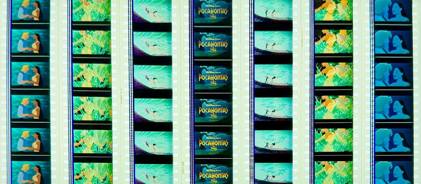 Disney's Pocahontas 1995 Very Rare Vintage Unmounted Genuine 35mm Film Cells, изображение 5