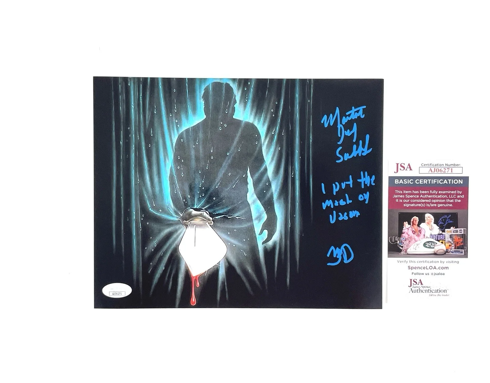 Martin Jay Sadoff — Martin Jay Sadoff Signed 8x10 Photo Friday The 13th Part 3 Jason Voorhees JSA 🔪
