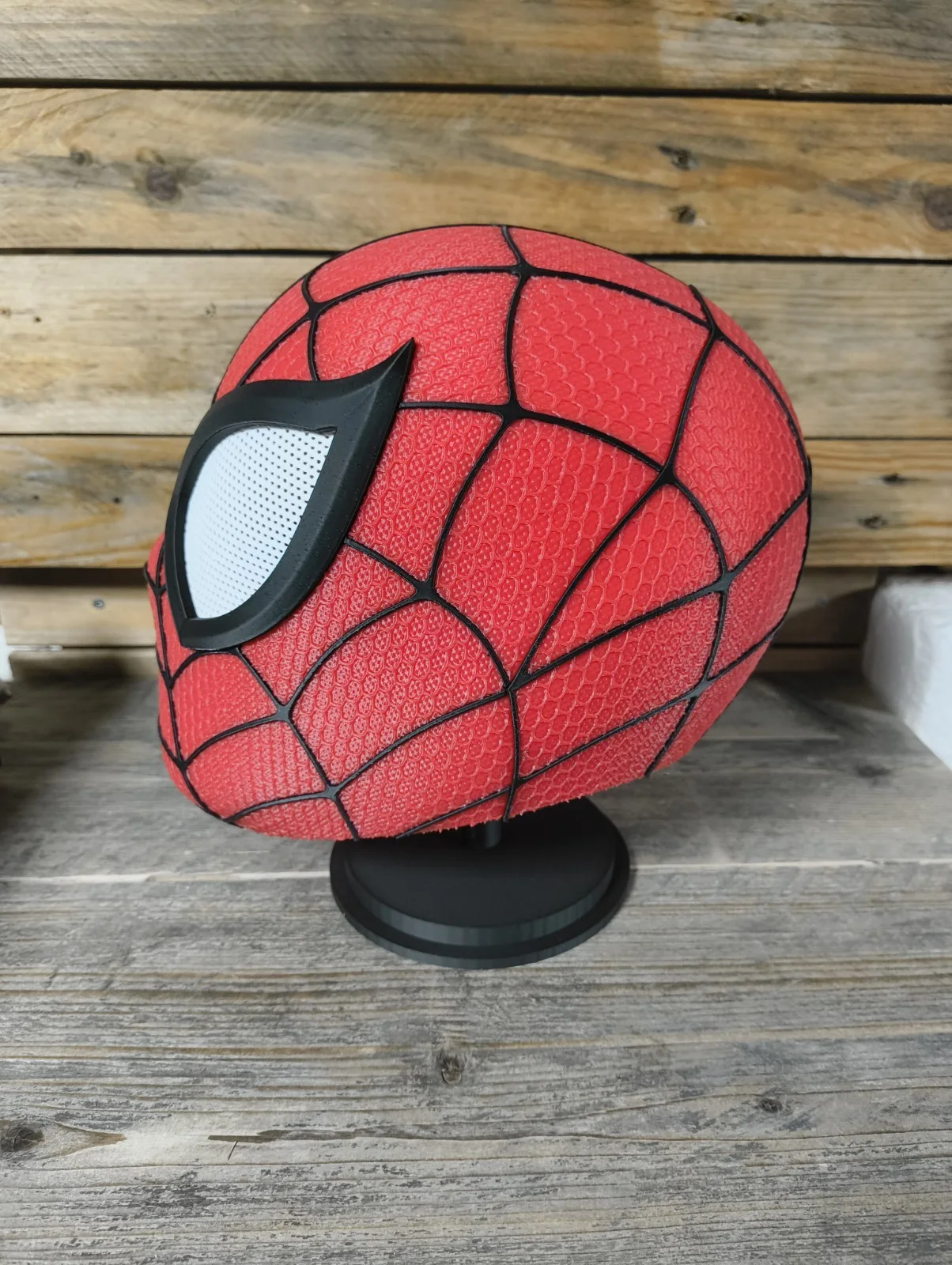 Spiderman Helmet 3D Printed Raw | Magnetic Mask | Cosplay/Display, image 5
