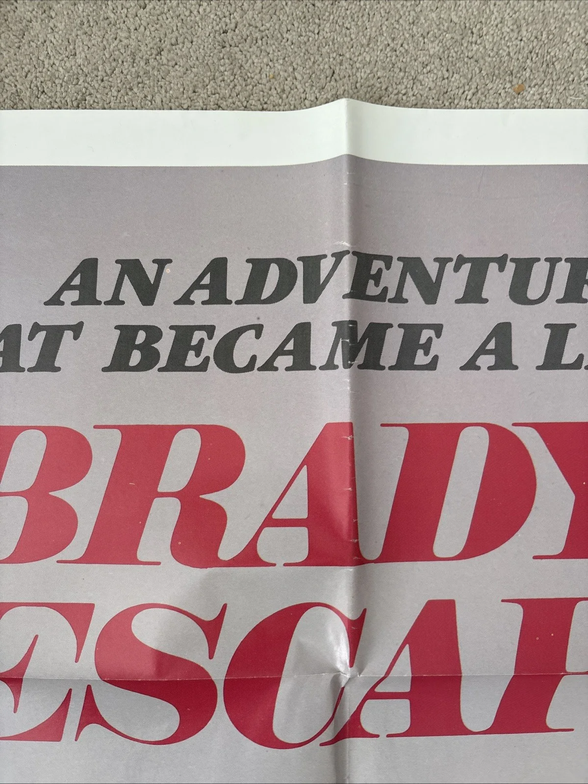 Brady's Escape (1984) Original US One Sheet Movie Poster, изображение 3
