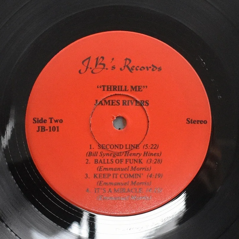 James Rivers - Thrill Me [LP] Rare Groove Deep Funk Classic, изображение 3
