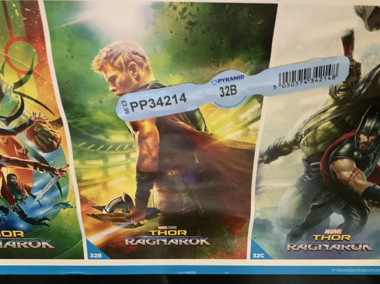 THOR: RAGNAROK UK (24”x36”) MAXI POSTER NEW SEALED, image 3