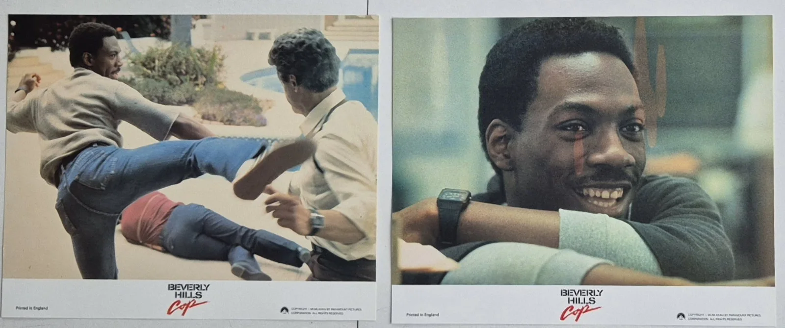 Lobby Card Set 10x8 - 1984 Beverly Hills Cop - Eddie Murphy, Judge Reinhold, изображение 2
