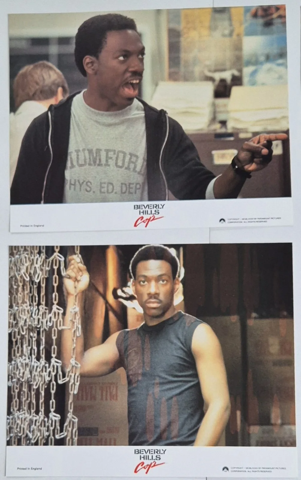 Lobby Card Set 10x8 - 1984 Beverly Hills Cop - Eddie Murphy, Judge Reinhold, изображение 4