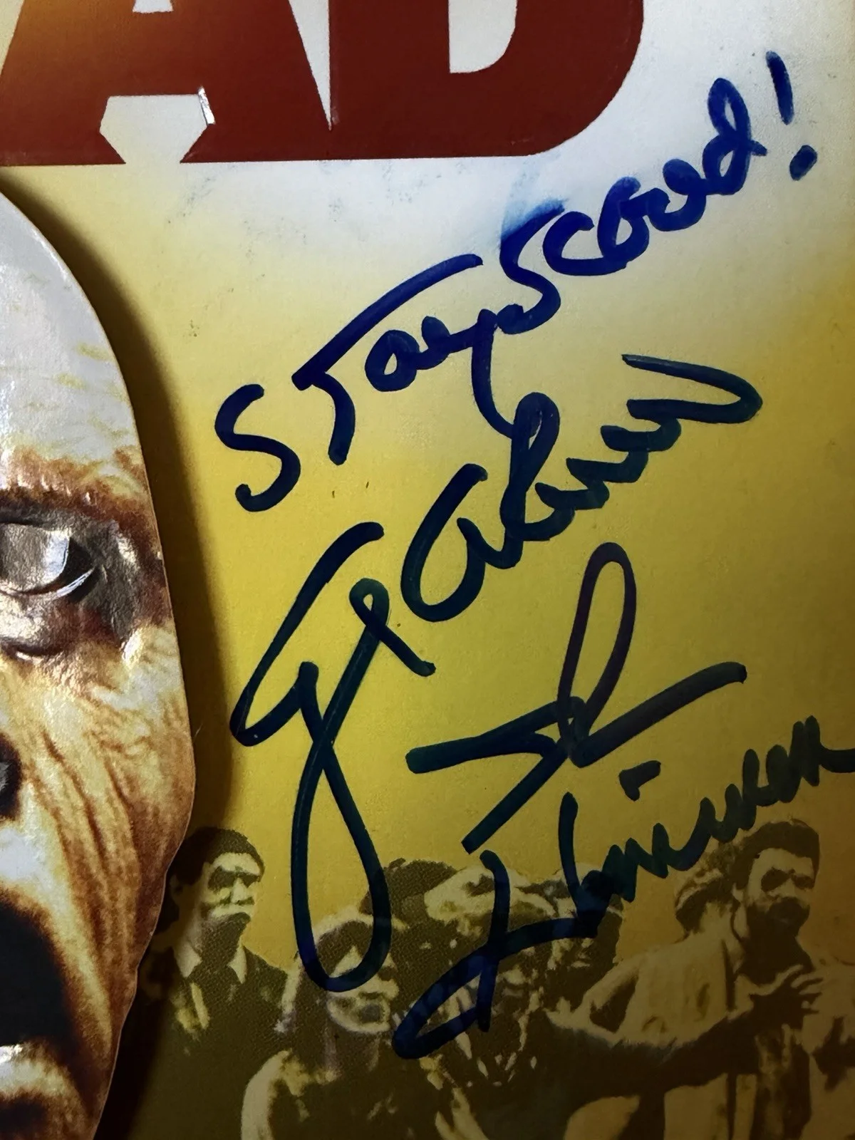 George A Romero — Day Of The Dead Blu Ray Signed / Autographed By George A Romero and Composer, image 2