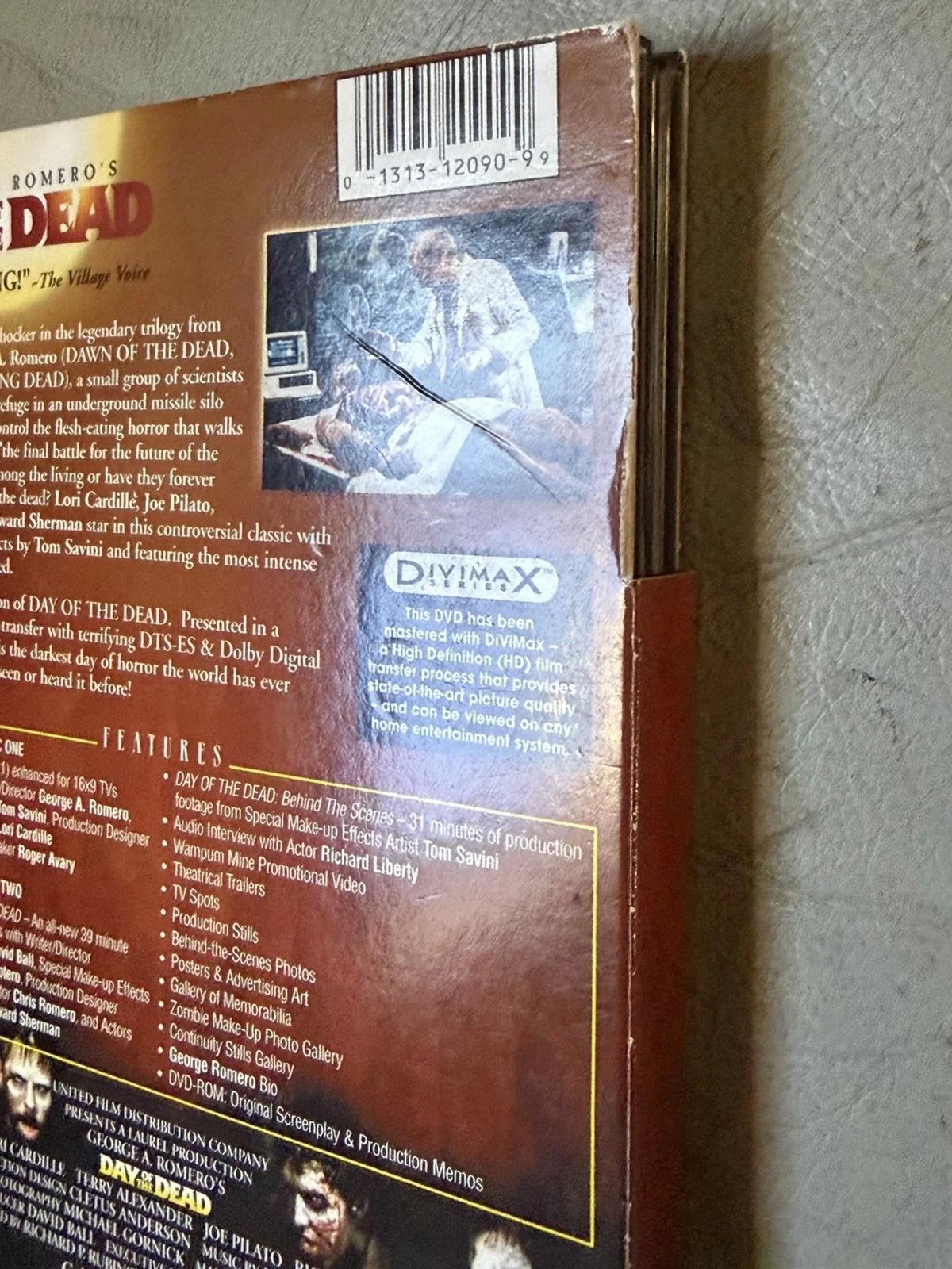 George A Romero — Day Of The Dead Blu Ray Signed / Autographed By George A Romero and Composer, image 4
